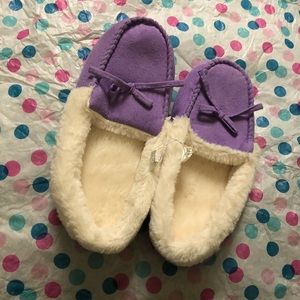 Purple Moccasins / Slippers